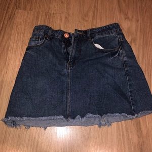 jean skirt